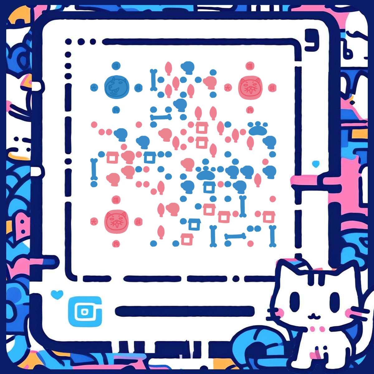 Kawaii Kitty QR Code: Cute Connectivity for Cat Enthusiasts