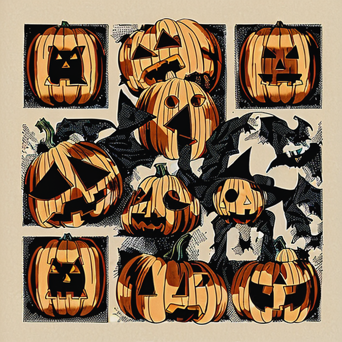 Halloween Pumpkin Ensemble QR Code