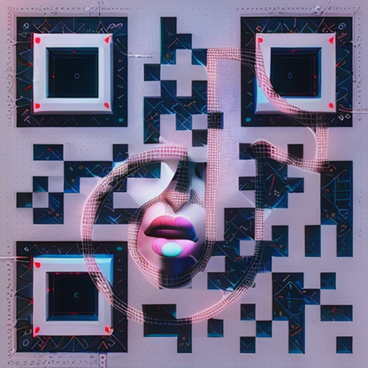 Trendy TikTok Vibes QR Code