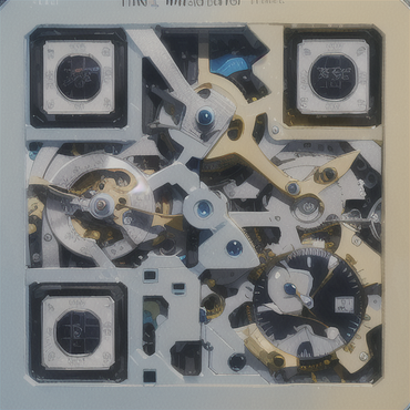 Luxury Timepiece-Inspired QR Code Art