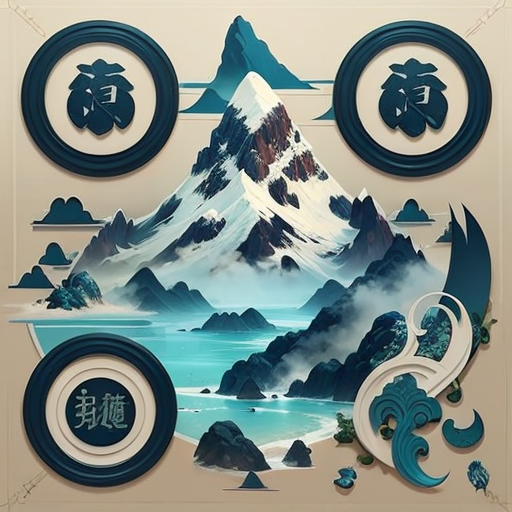 Peak Serenity: Majestic Mountain Landscape QR Code