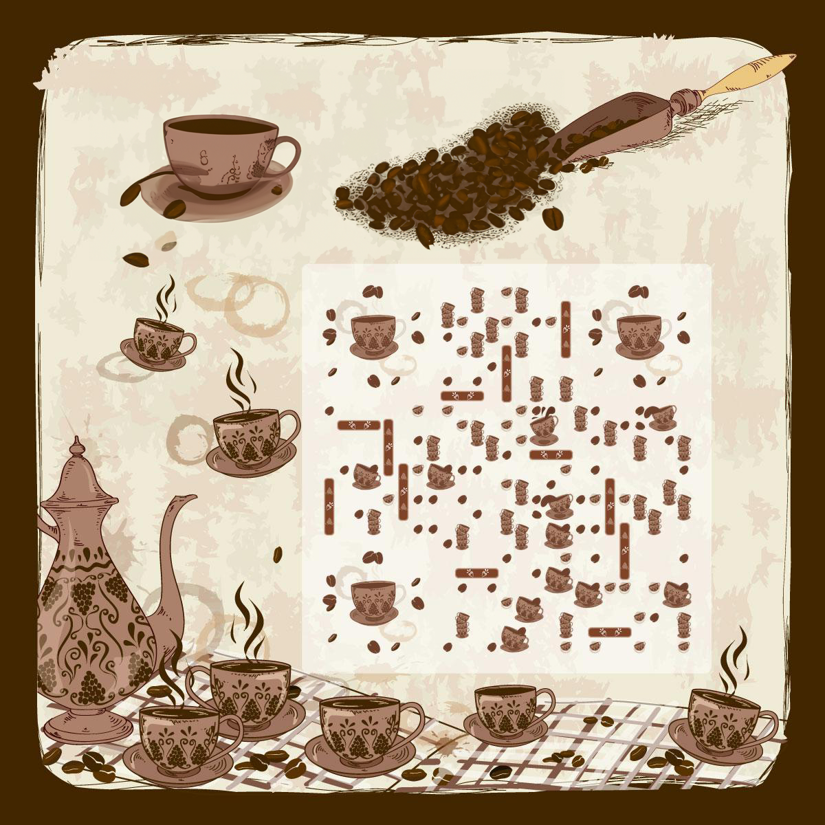 "Café Vintage" - A Nostalgic QR Experience